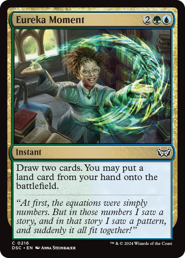 Image for Eureka Moment (Commander: Duskmourn: House of Horror) (216) - Magic: The Gathering