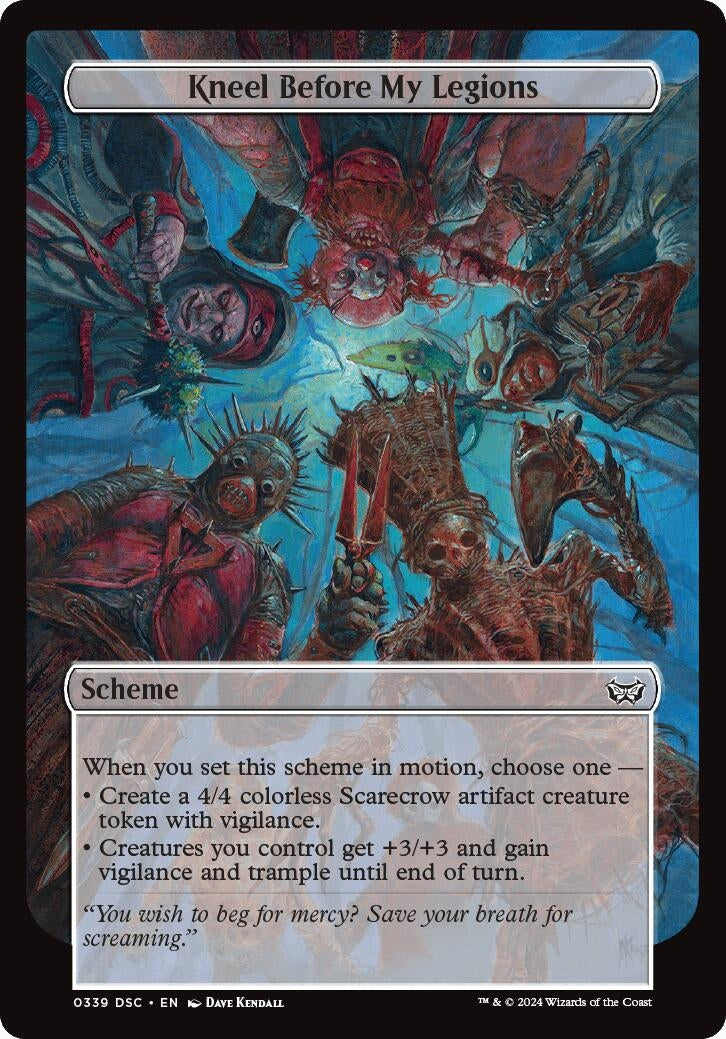 Image for Kneel Before My Legions (Full Art) (Archenemy: Duskmourn) (339) - Magic: The Gathering