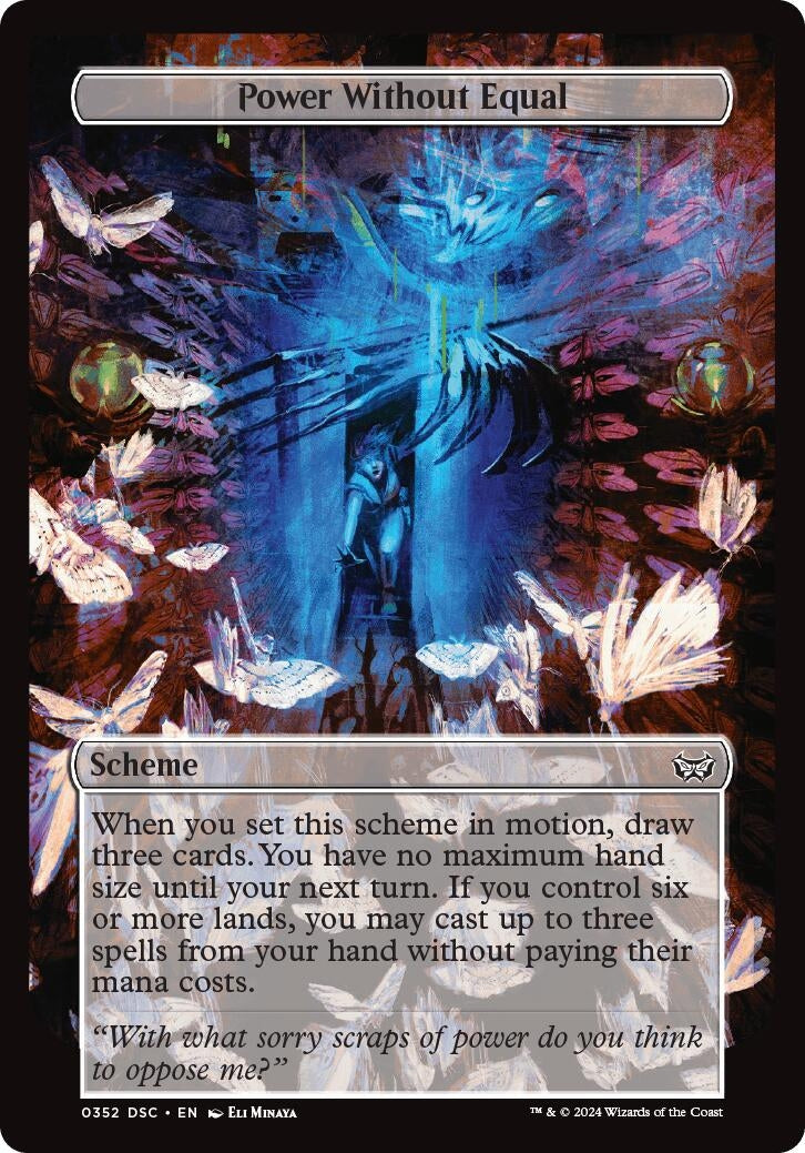 Image for Power Without Equal (Full Art) (Archenemy: Duskmourn) (352) - Magic: The Gathering