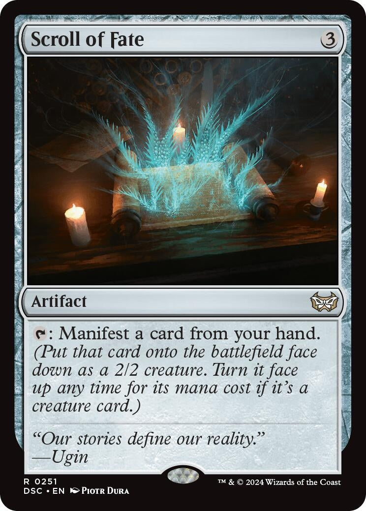 Image for Scroll of Fate (Commander: Duskmourn: House of Horror) (251) - Magic: The Gathering