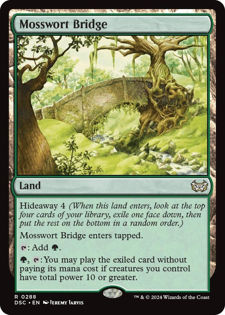 Image for Mosswort Bridge (Commander: Duskmourn: House of Horror) (288) - Magic: The Gathering