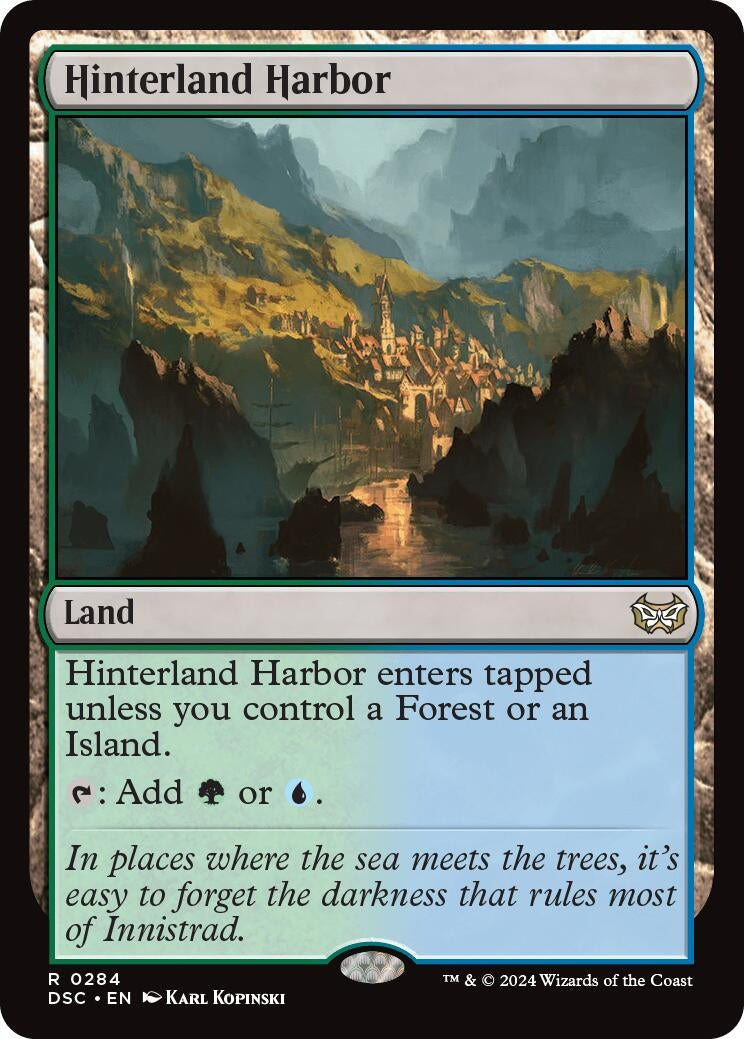 Image for Hinterland Harbor (Commander: Duskmourn: House of Horror) (284) - Magic: The Gathering