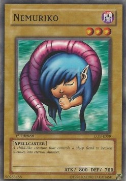 Nemuriko (V.1 - Common) - Legend of Blue Eyes White Dragon (Common) [LOB-009]