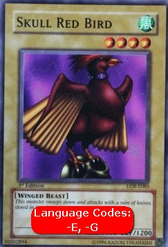 Skull Red Bird (V.1 - Common) - Legend of Blue Eyes White Dragon (Common) [LOB-085]