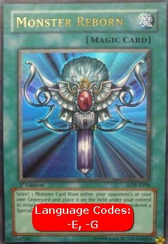 Monster Reborn (V.1 - Ultra Rare) - Legend of Blue Eyes White Dragon (Ultra Rare) [LOB-096]