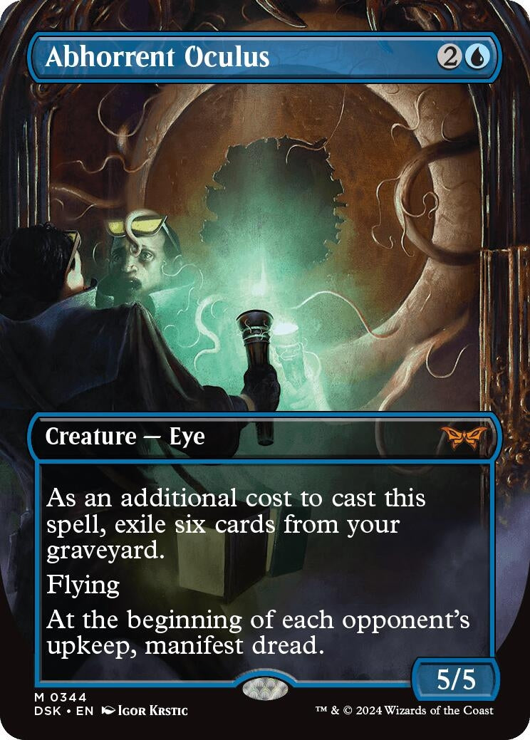 Image for Abhorrent Oculus (Borderless) (Duskmourn: House of Horror) (344) - Magic: The Gathering