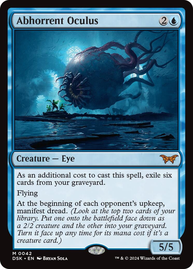 Image for Abhorrent Oculus (Duskmourn: House of Horror) (42) - Magic: The Gathering