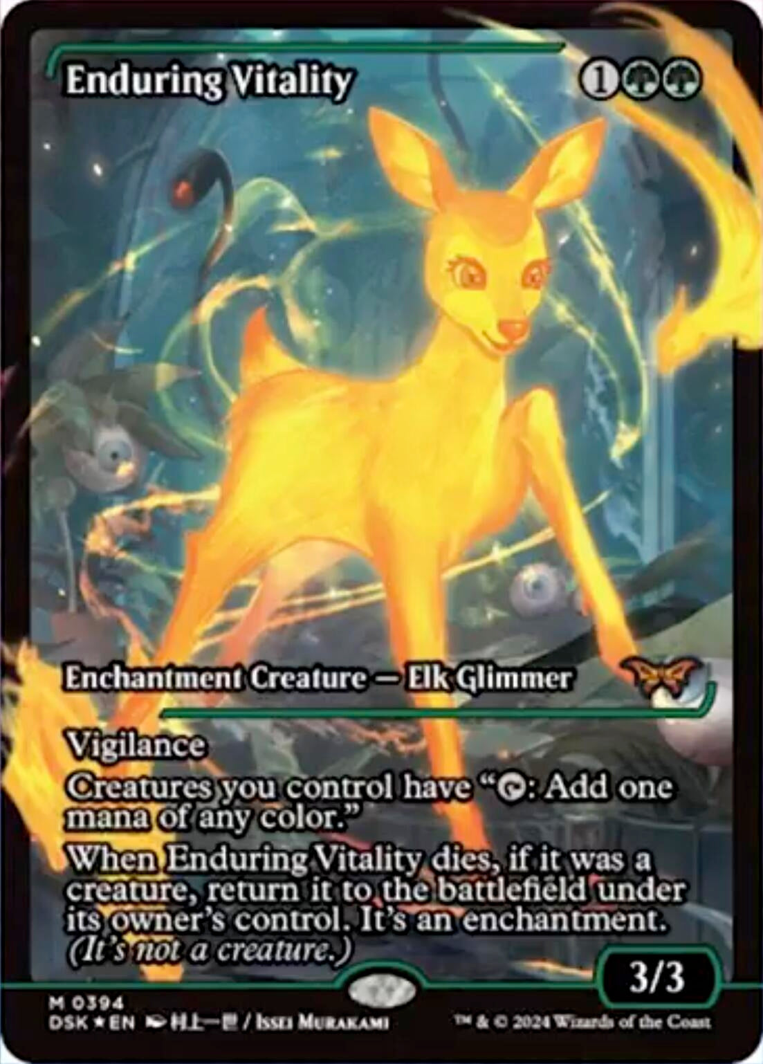 Image for Enduring Vitality (Showcase) (Duskmourn: House of Horror) (394) - Magic: The Gathering