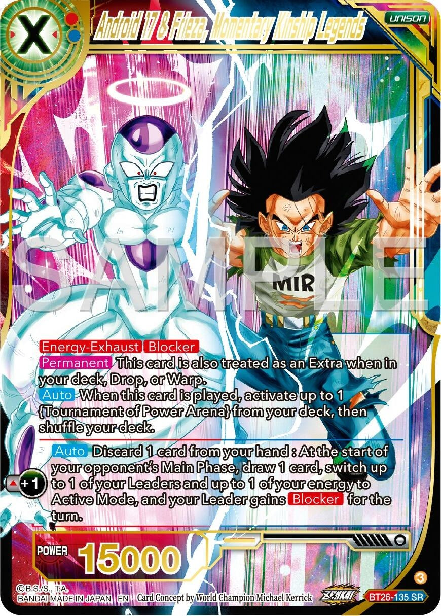 Image for Android 17 & Frieza, Momentary Kinship Legends (Ultimate Advent) (BT26-135) - Dragon Ball Super: Masters