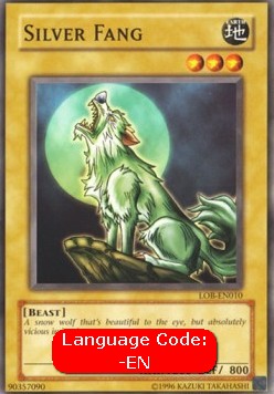 Silver Fang (V.4 - Common) - Legend of Blue Eyes White Dragon (Common) [LOB-EN010]