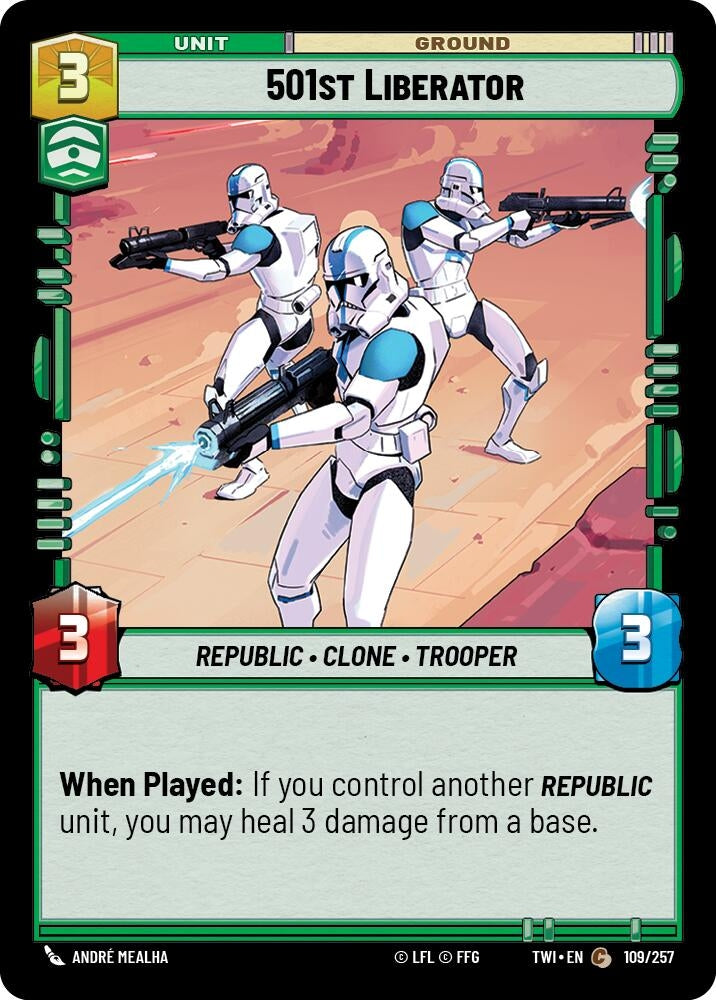 Image for 501st Liberator (Twilight of the Republic) (109/257) - Star Wars: Unlimited