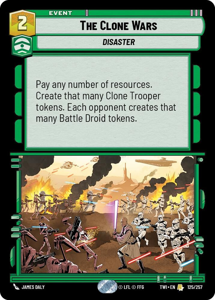 Image for The Clone Wars (Twilight of the Republic) (125/257) - Star Wars: Unlimited