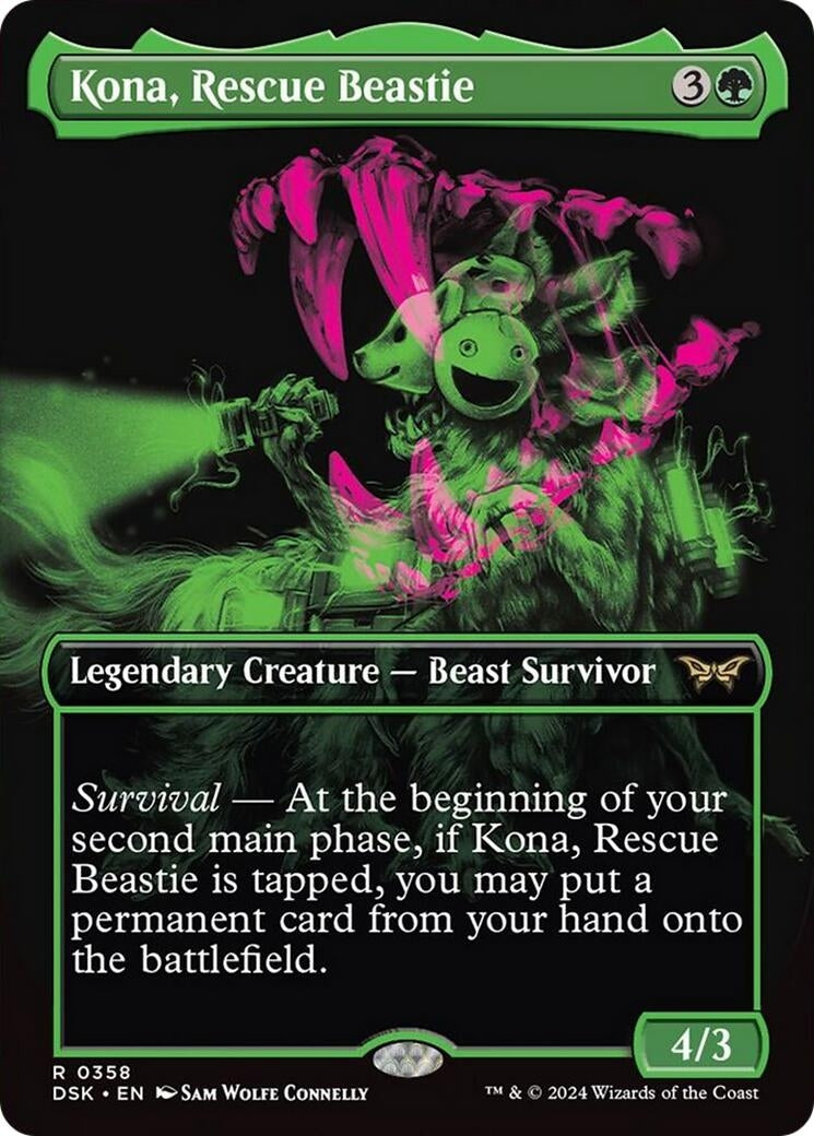 Image for Kona, Rescue Beastie (Showcase) (Duskmourn: House of Horror) (358) - Magic: The Gathering