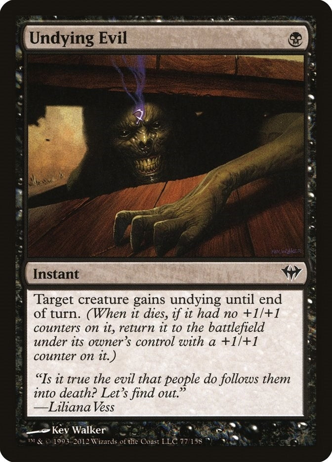 Image for Undying Evil (Dark Ascension) (77) - Magic: The Gathering