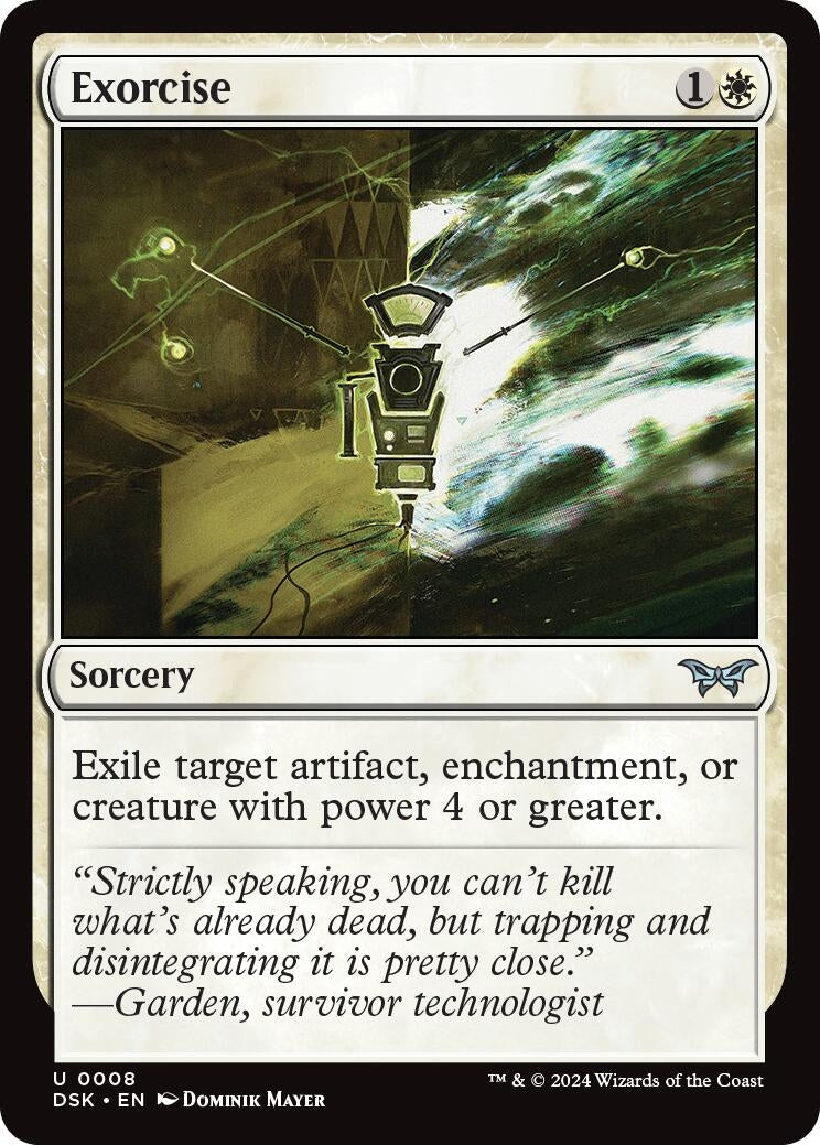 Image for Exorcise (Duskmourn: House of Horror) (8) - Magic: The Gathering
