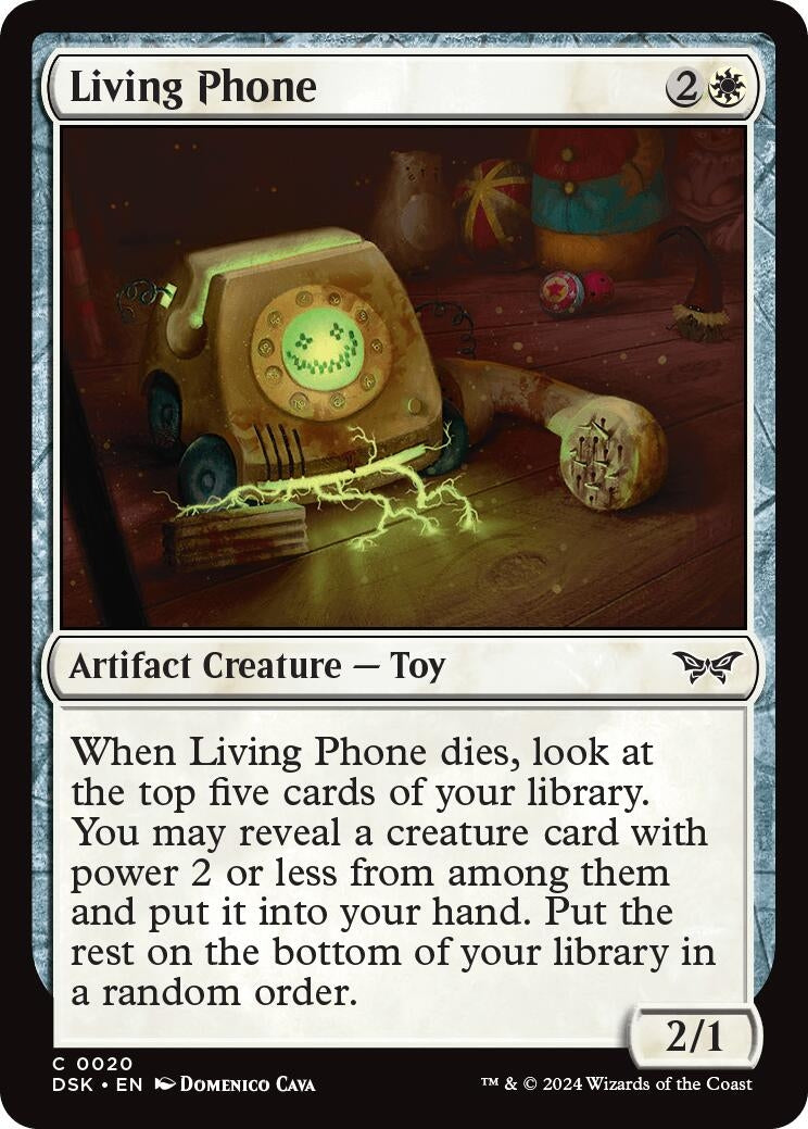 Image for Living Phone (Duskmourn: House of Horror) (20) - Magic: The Gathering