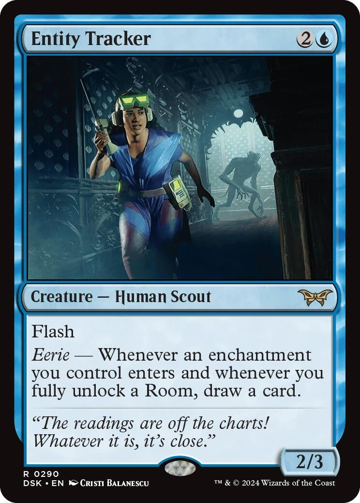Image for Entity Tracker (0290) (Duskmourn: House of Horror) (290) - Magic: The Gathering