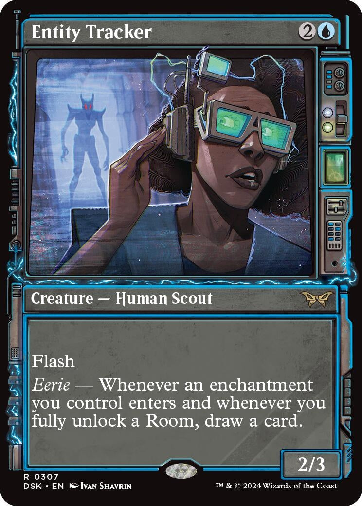 Image for Entity Tracker (Showcase) (Duskmourn: House of Horror) (307) - Magic: The Gathering