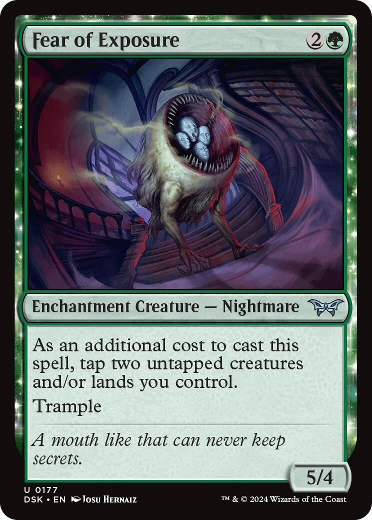 Image for Fear of Exposure (Duskmourn: House of Horror) (177) - Magic: The Gathering