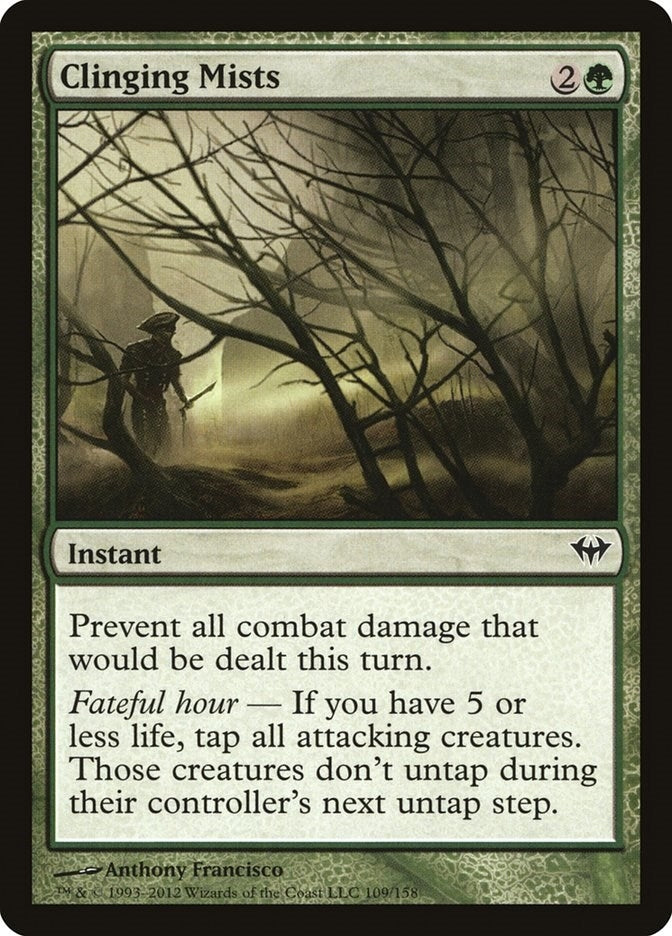 Image for Clinging Mists (Dark Ascension) (109) - Magic: The Gathering