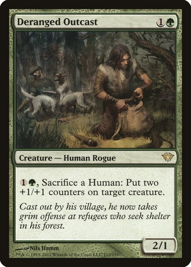 Image for Deranged Outcast (Dark Ascension) (112) - Magic: The Gathering