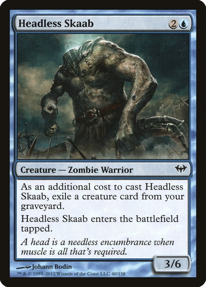 Image for Headless Skaab (Dark Ascension) (40) - Magic: The Gathering