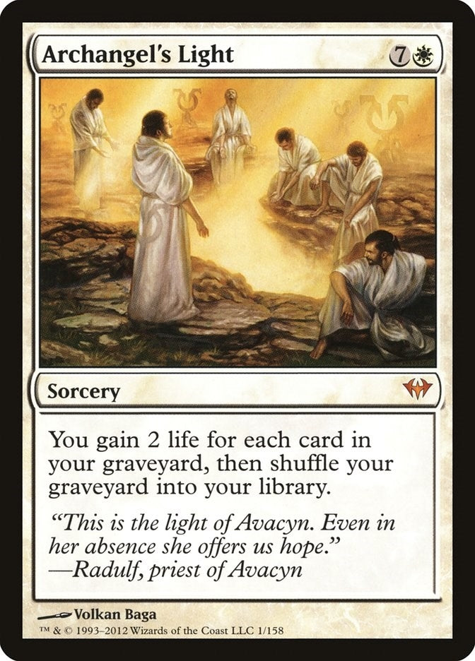 Image for Archangel's Light (Dark Ascension) (1) - Magic: The Gathering