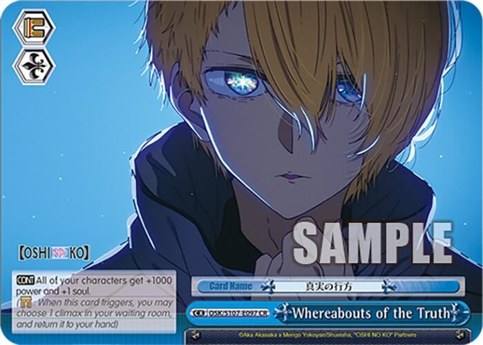 Image for Whereabouts of the Truth ([OSHI NO KO]) (OSK/S107-E097 CR) - Weiss Schwarz