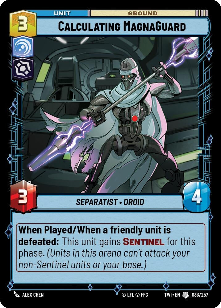 Image for Calculating MagnaGuard (Twilight of the Republic) (033/257) - Star Wars: Unlimited