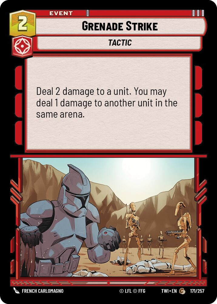 Image for Grenade Strike (Twilight of the Republic) (171/257) - Star Wars: Unlimited