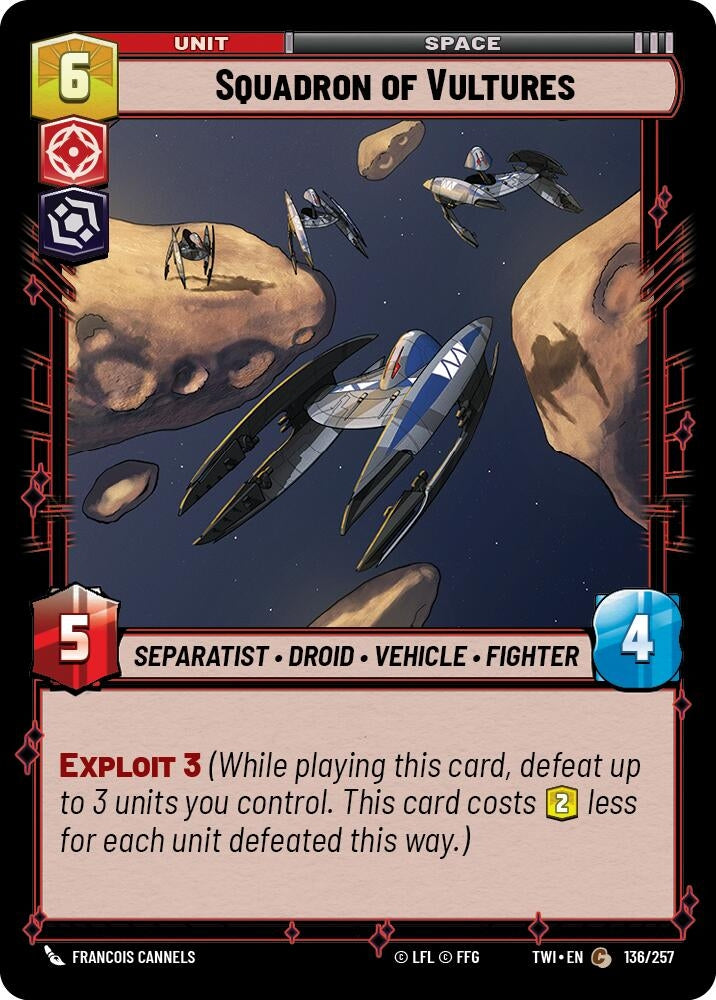 Image for Squadron of Vultures (Twilight of the Republic) (136/257) - Star Wars: Unlimited