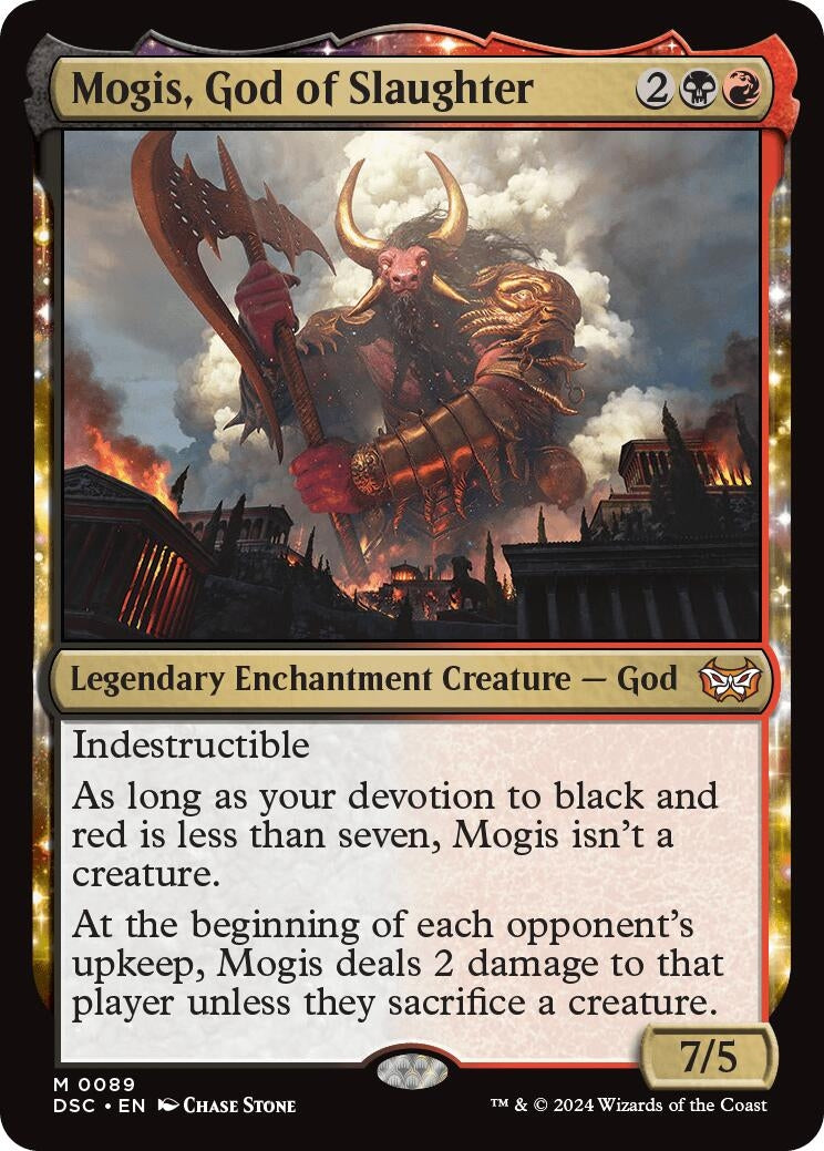 Image for Mogis, God of Slaughter (Commander: Duskmourn: House of Horror) (89) - Magic: The Gathering