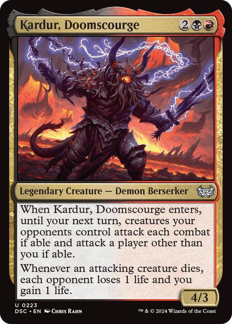Image for Kardur, Doomscourge (Commander: Duskmourn: House of Horror) (223) - Magic: The Gathering