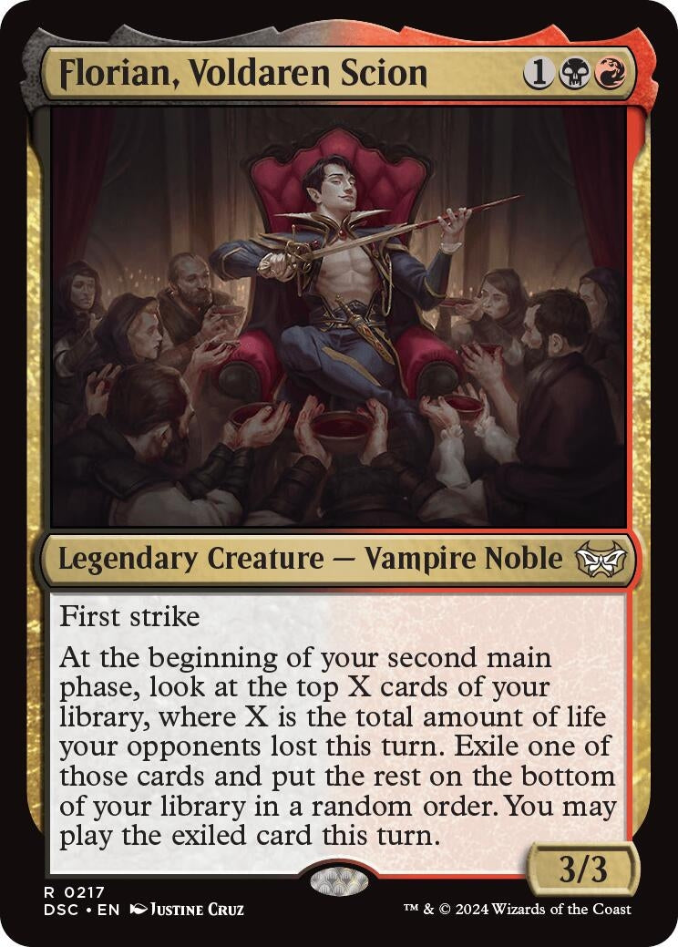 Image for Florian, Voldaren Scion (Commander: Duskmourn: House of Horror) (217) - Magic: The Gathering