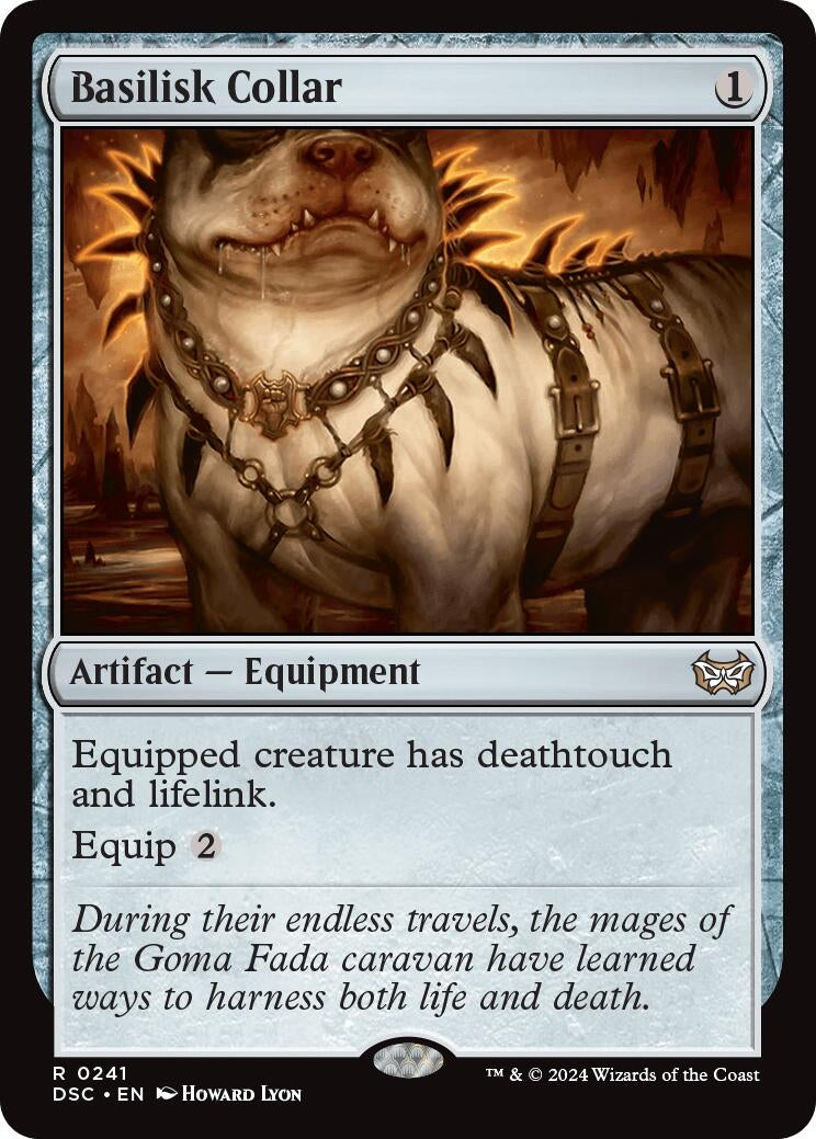 Image for Basilisk Collar (Commander: Duskmourn: House of Horror) (241) - Magic: The Gathering