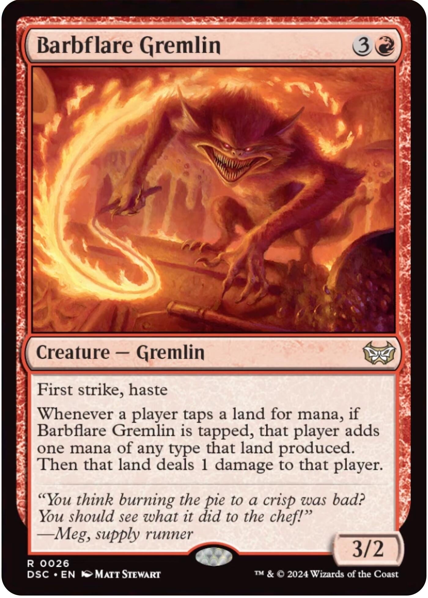 Image for Barbflare Gremlin (Commander: Duskmourn: House of Horror) (26) - Magic: The Gathering