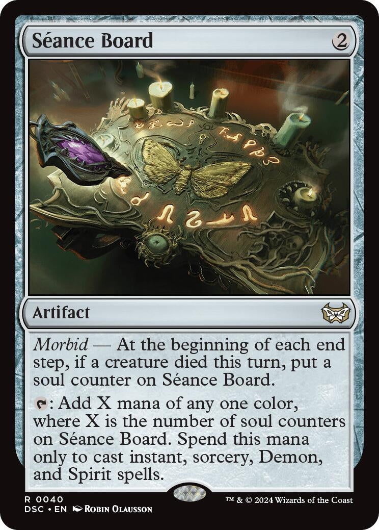 Image for Seance Board (Commander: Duskmourn: House of Horror) (40) - Magic: The Gathering