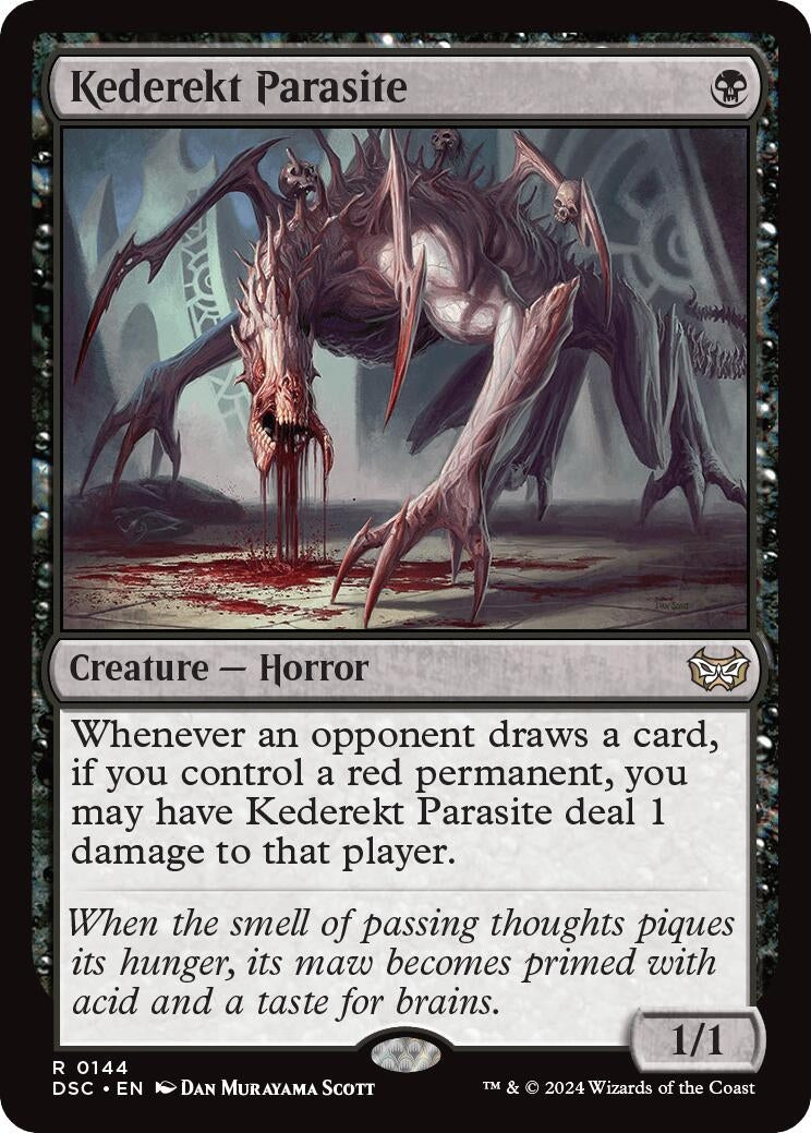Image for Kederekt Parasite (Commander: Duskmourn: House of Horror) (144) - Magic: The Gathering