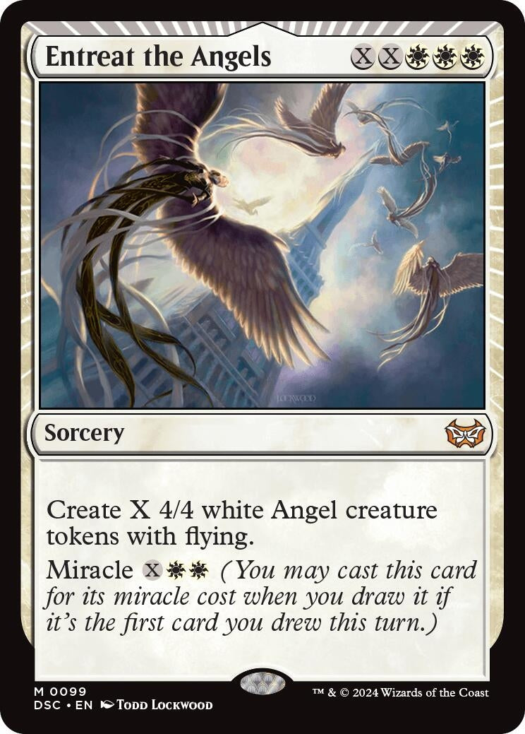Image for Entreat the Angels (Commander: Duskmourn: House of Horror) (99) - Magic: The Gathering