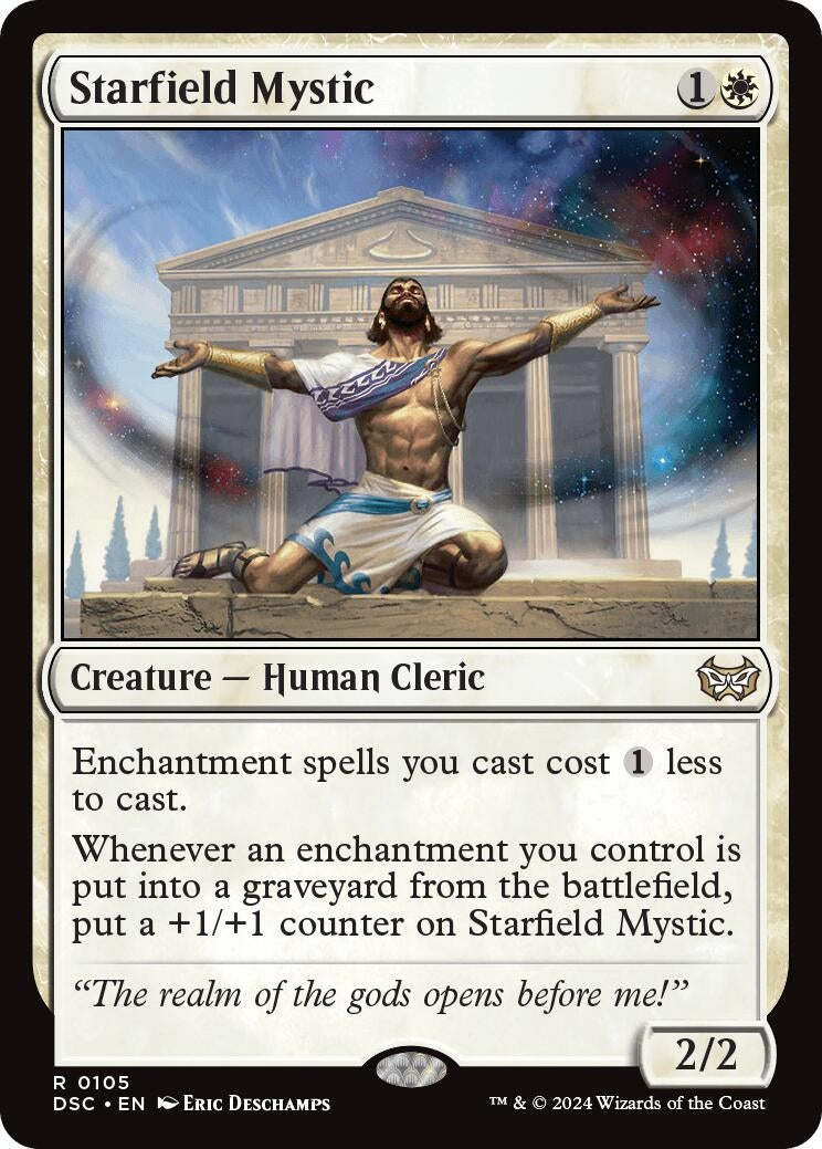 Image for Starfield Mystic (Commander: Duskmourn: House of Horror) (105) - Magic: The Gathering