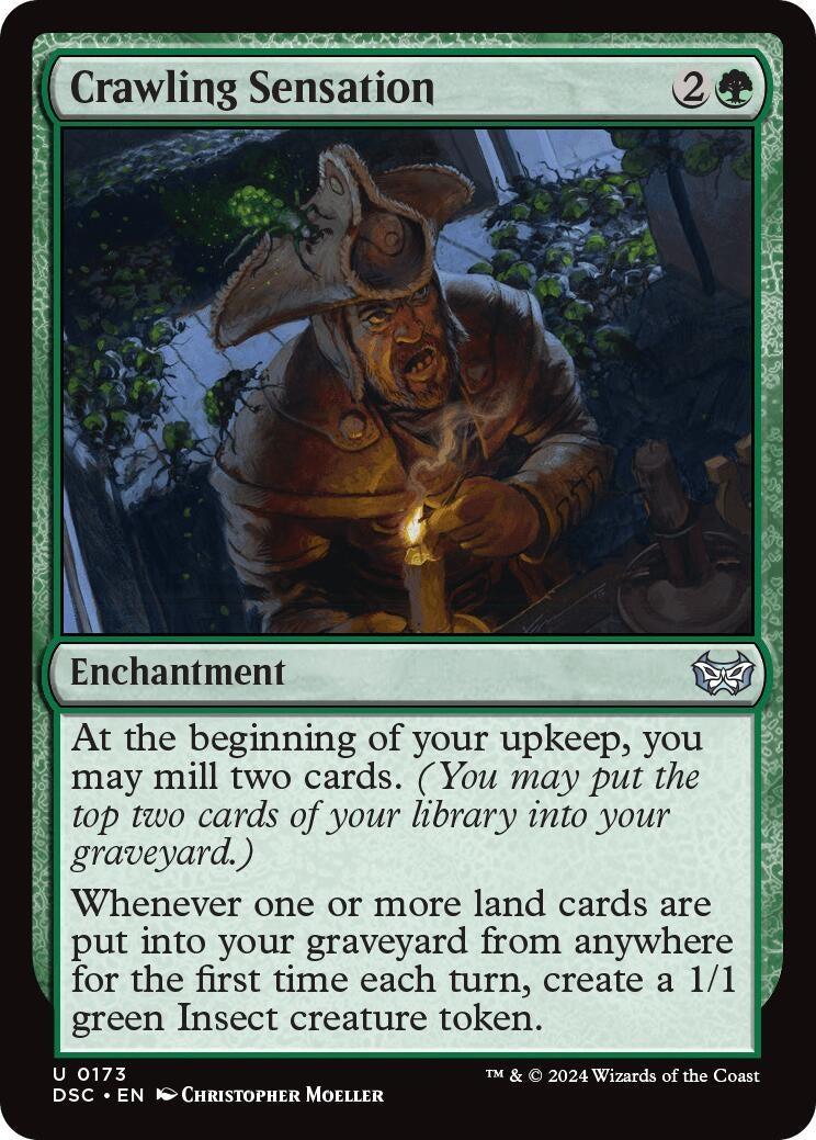 Image for Crawling Sensation (Commander: Duskmourn: House of Horror) (173) - Magic: The Gathering
