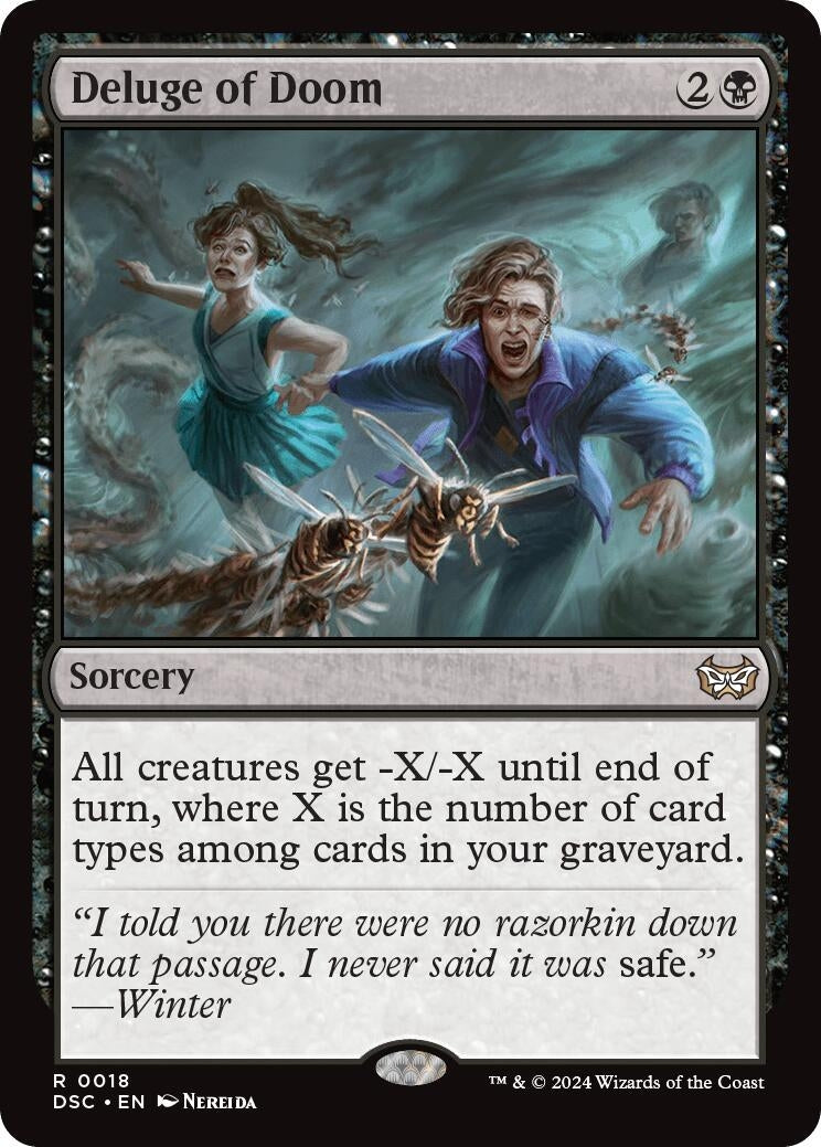 Image for Deluge of Doom (Commander: Duskmourn: House of Horror) (18) - Magic: The Gathering