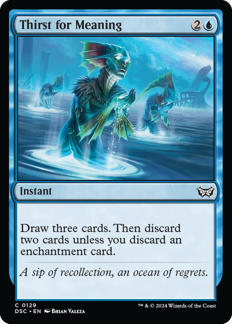 Image for Thirst for Meaning (Commander: Duskmourn: House of Horror) (129) - Magic: The Gathering