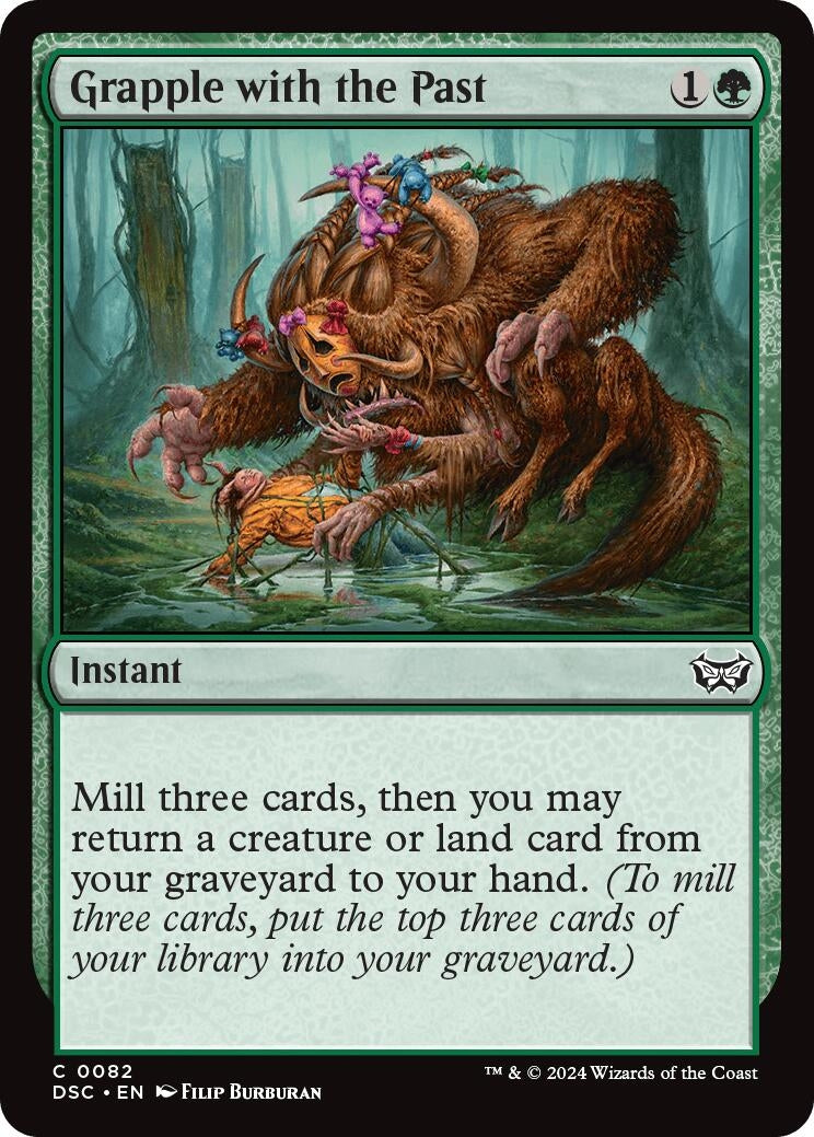 Image for Grapple with the Past (Commander: Duskmourn: House of Horror) (82) - Magic: The Gathering