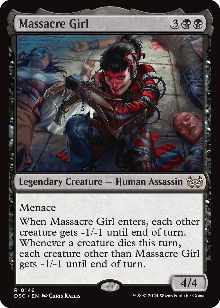 Image for Massacre Girl (Commander: Duskmourn: House of Horror) (146) - Magic: The Gathering