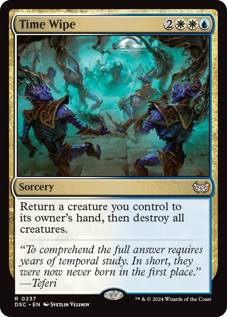 Image for Time Wipe (Commander: Duskmourn: House of Horror) (237) - Magic: The Gathering