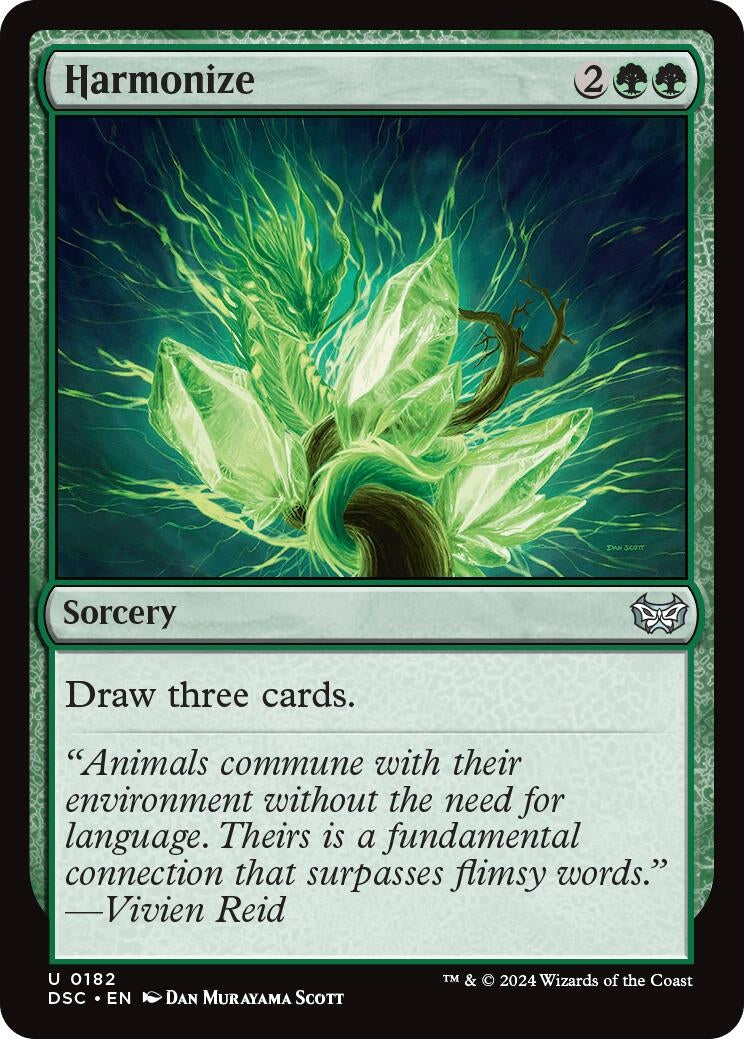 Image for Harmonize (Commander: Duskmourn: House of Horror) (182) - Magic: The Gathering