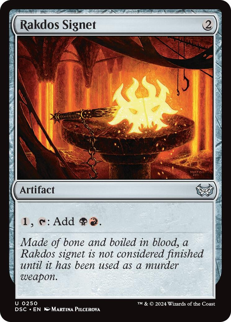 Image for Rakdos Signet (Commander: Duskmourn: House of Horror) (250) - Magic: The Gathering
