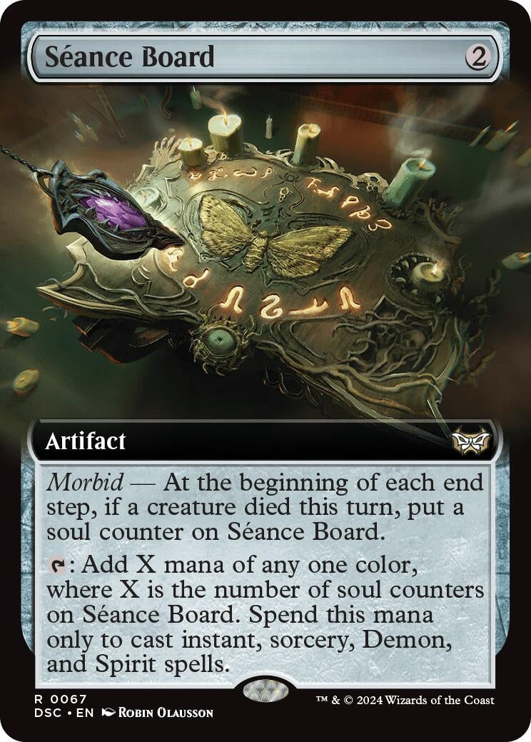 Image for Seance Board (Extended Art) (Commander: Duskmourn: House of Horror) (67) - Magic: The Gathering