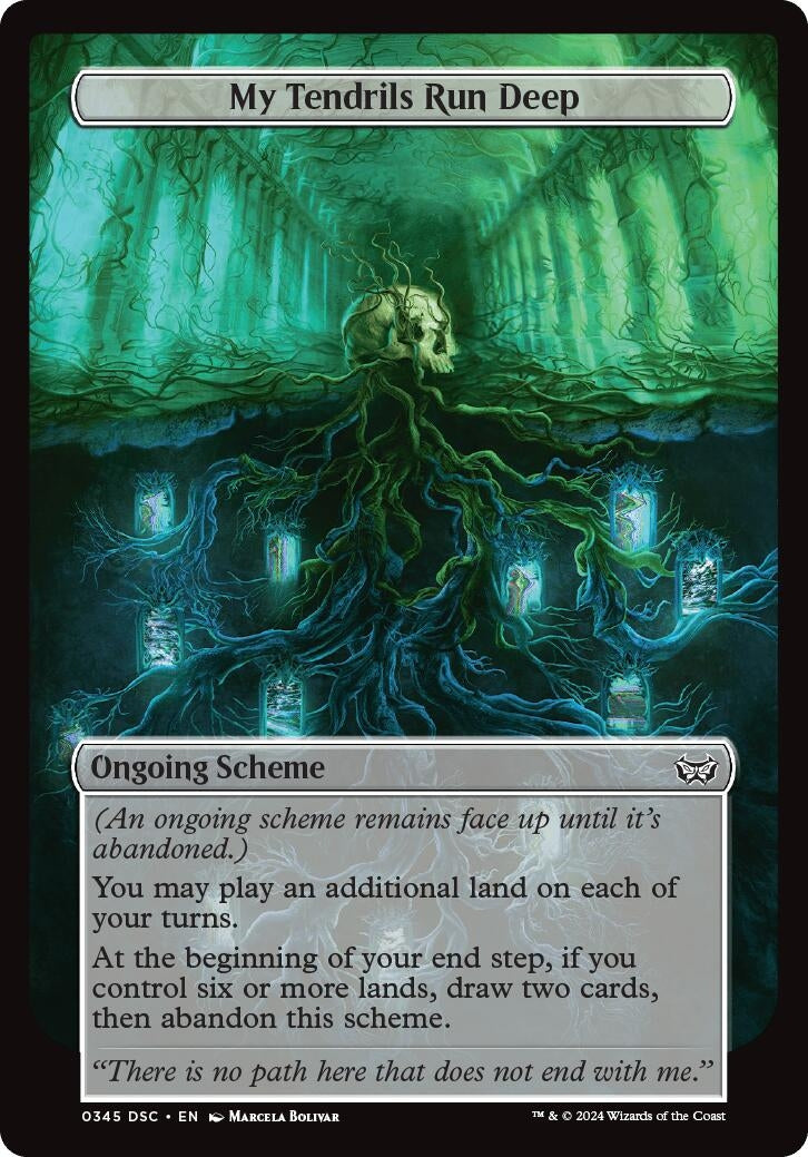 Image for My Tendrils Run Deep (Full Art) (Archenemy: Duskmourn) (345) - Magic: The Gathering